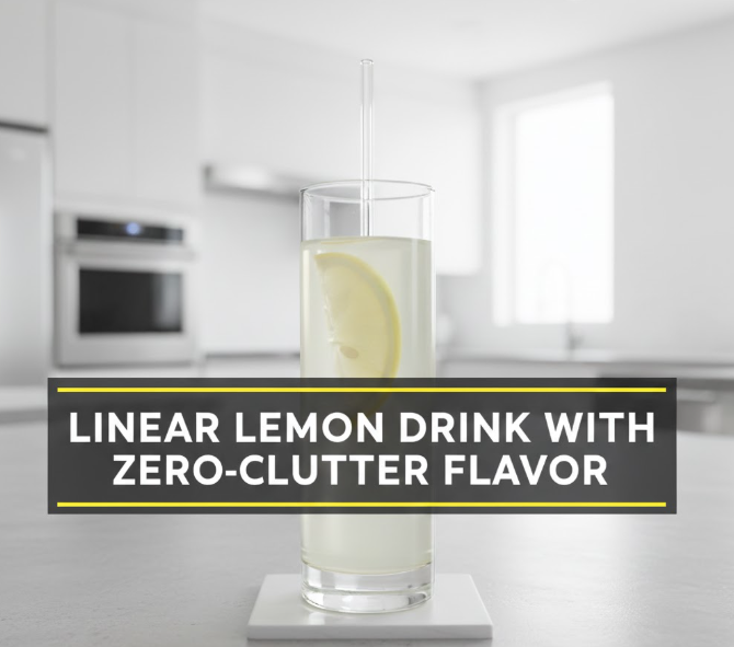Linear Lemon Drink with Zero-Clutter Flavor