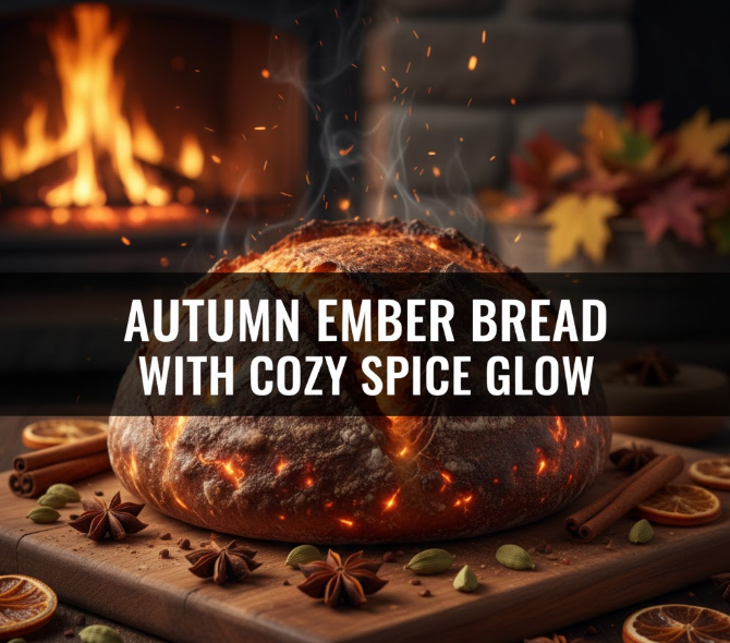 Autumn Ember Bread With Cozy Spice Glow
