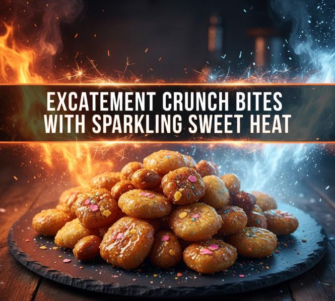 Excitement Crunch Bites With Sparkling Sweet Heat